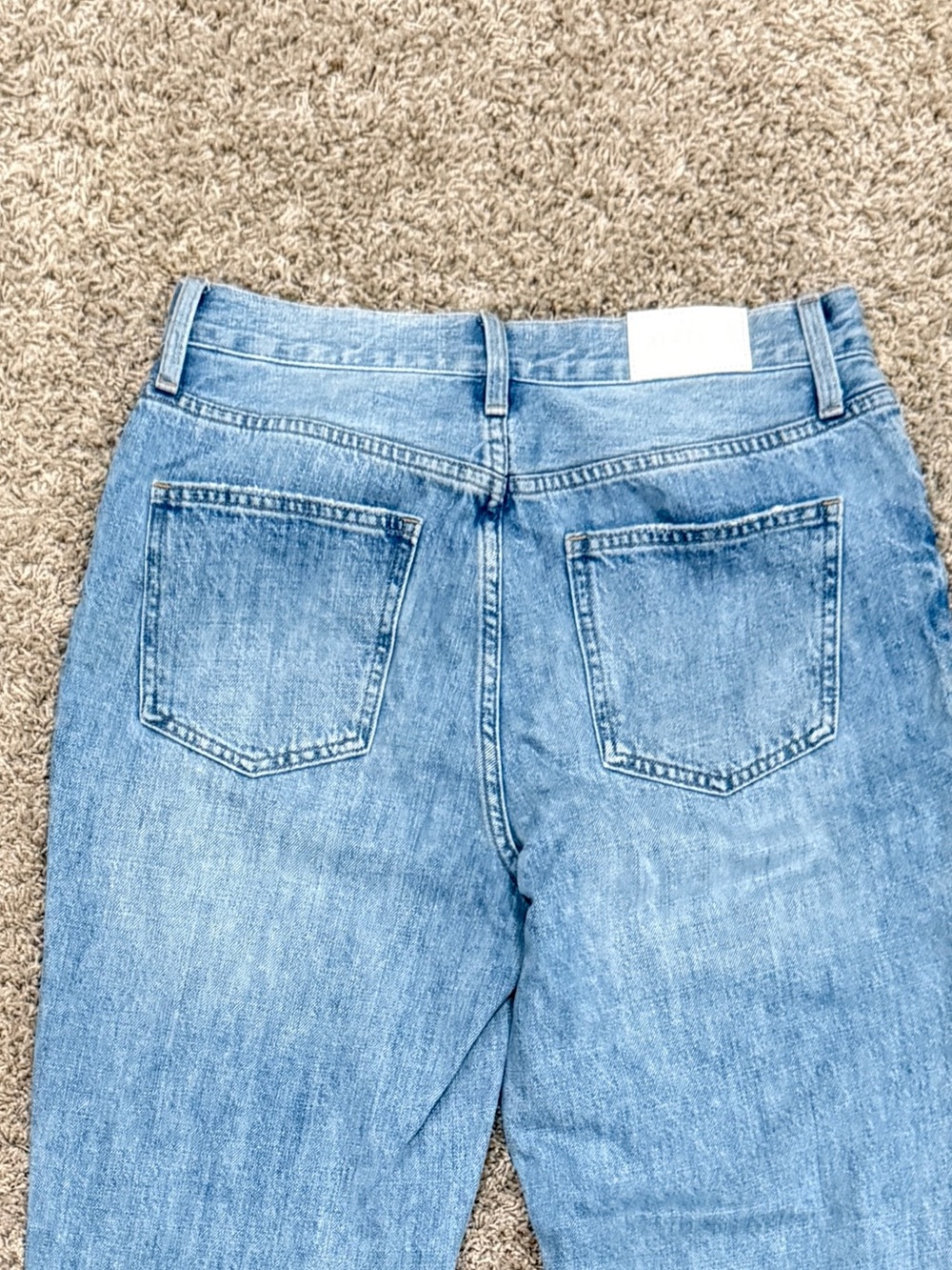 Pistola High Rise Distressed Slouchy Boyfriend Jeans Relaxed Fit Size 28 - Picture 6 of 8